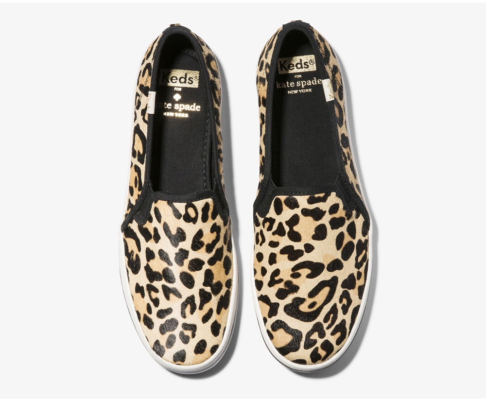 Keds Slip Ons Leopard - Kate Spade new york Calf Hair Slip On - Womens UTVQFE-356